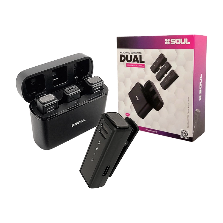Microfono Corbatero Soul Mic-Dual Art.164-72667